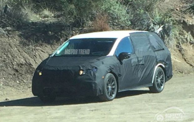 配九速变速箱 美版全新奥德赛谍照曝光