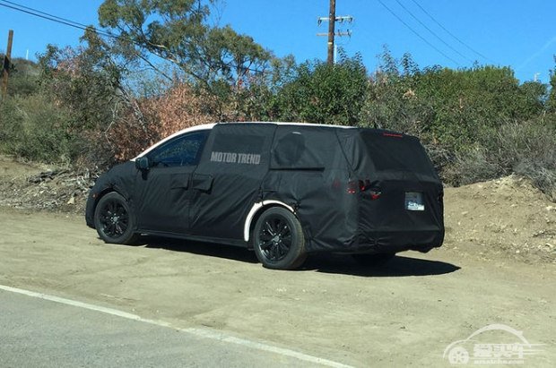 配九速变速箱 美版全新奥德赛谍照曝光
