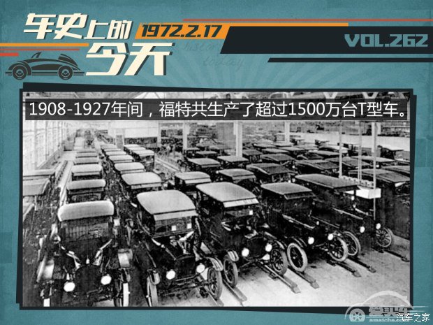 车史上的2月17日 甲壳虫创造销量纪录