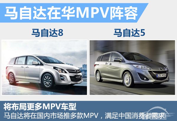 马自达将推多款MPV 专为中国市场打造