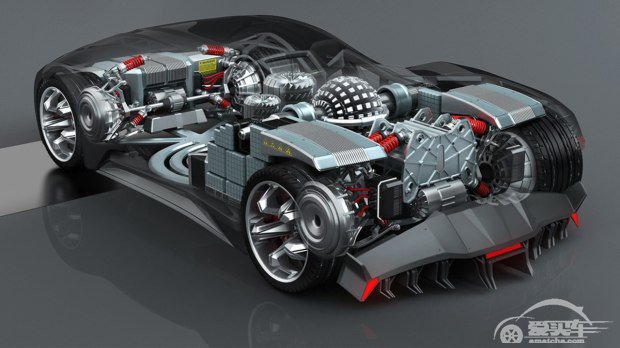 脑洞开到头了?奥迪核动力概念车假想图