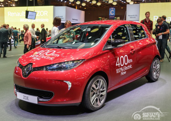 雷诺ZOE惊艳亮相巴黎车展 一举刷新续航里程纪录 树立业界新标准