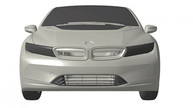 或采用对开门设计 曝疑似宝马i5专利图