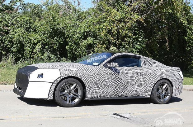 配10速自动变速箱 福特新款Mustang谍照