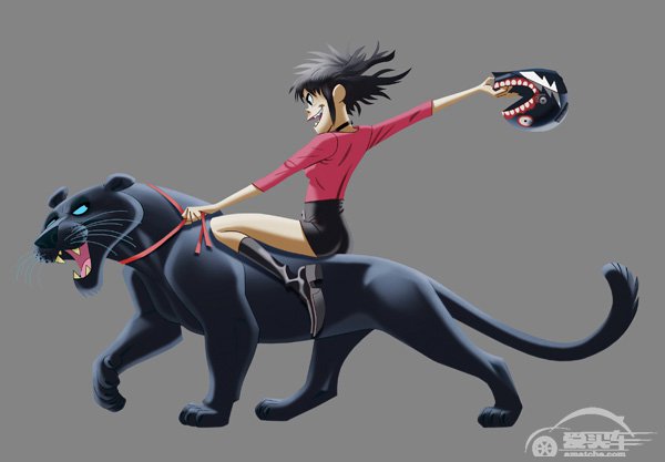捷豹路虎宣布Gorillaz成员"诺"为捷豹车队全球大使