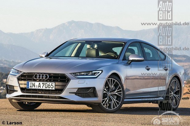 大众的MLB Evo平台打造，曝全新奥迪A7假想图