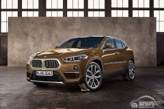  外观极具冲击力，宝马X2量产版渲染图 