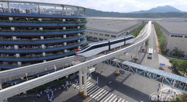 这个牛!比亚迪低空列车试验项目动工