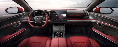  中式美学概念，比亚迪汉内饰官图发布 