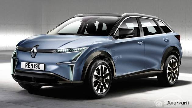 雷诺纯电动SUV设计图曝光