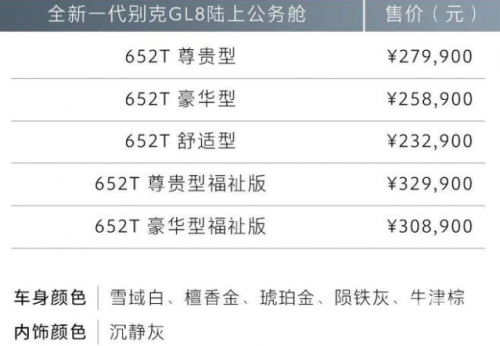 别克新款MPV GL8 ES及GL8上市，商务车标准再次刷新