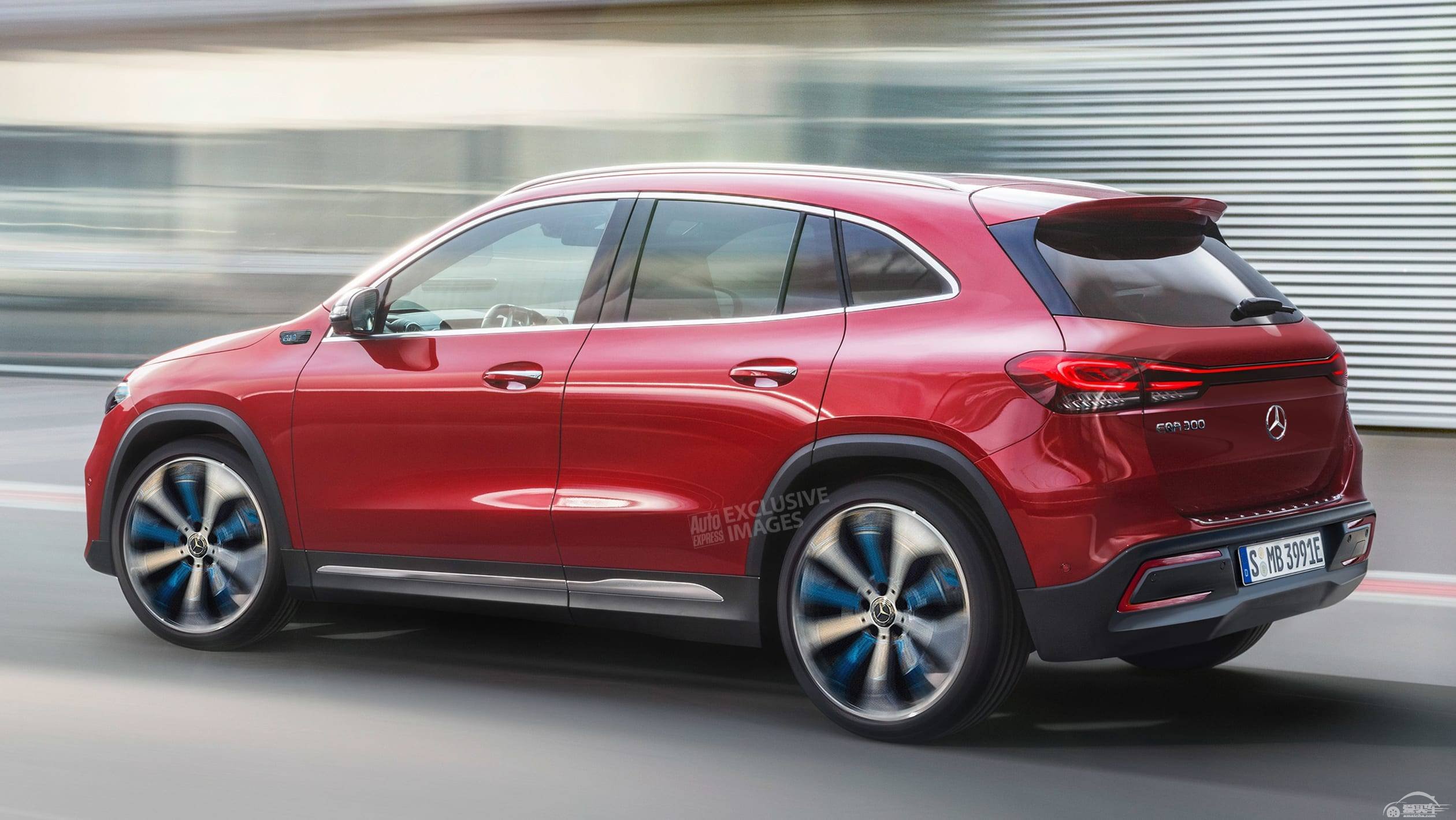 家族最小电车即将国产，奔驰全新EQA效果图曝光