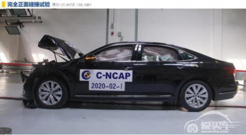 综合C-NCAP碰撞表现，上汽大众帕萨特安全性值得信赖