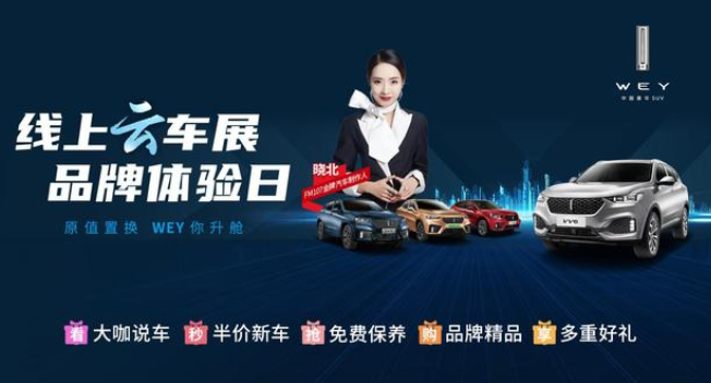  半价VV6限时抢，WEY品牌云车展火力全开助燃618 