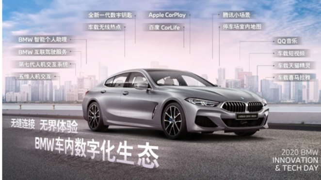  用iPhone开车门，“2020 宝马科技日”在线发布多款车内数字产品 