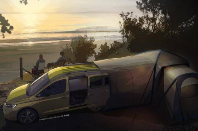  造物·新鲜事丨麻雀虽小五脏俱全，大众caddy小房车 