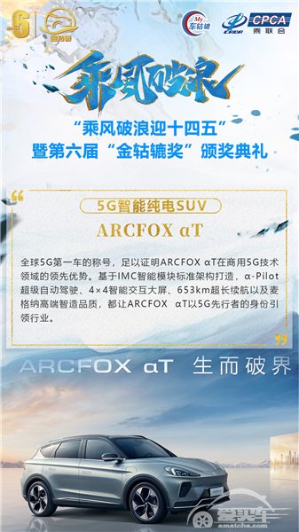 5G智能纯电SUV：ARCFOX αT