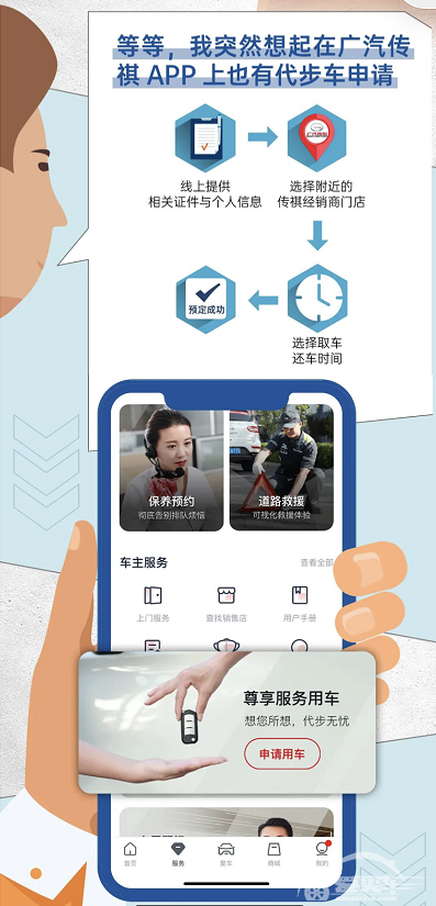 一键关怀，广汽传祺对你的多一分Care