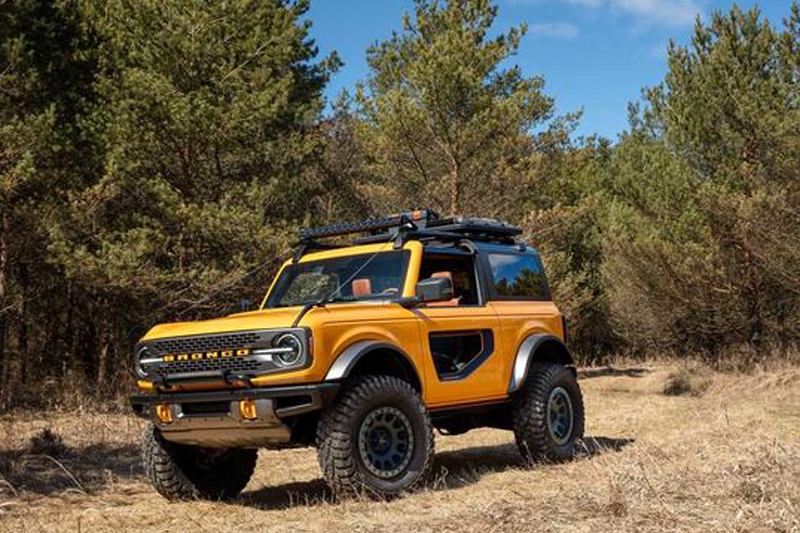 全新福特Bronco首发版黑色内饰官图曝光 6月开始首