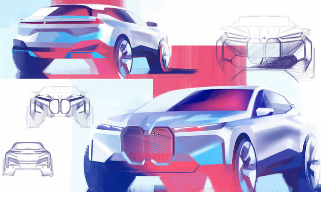 宝马设计师表示尽管反馈“残酷”但巨型双肾设