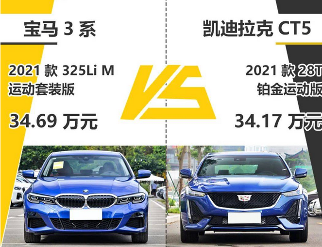  30多万预算买家用中级车，宝马3系和凯迪拉克CT5怎么选 
