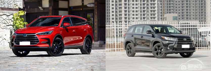 25万级中型SUV王者之战：唐DM VS 汉兰达