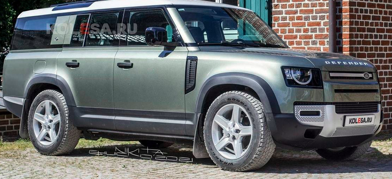 新车速递 | 动力或不变/8座布局 路虎卫士130渲染