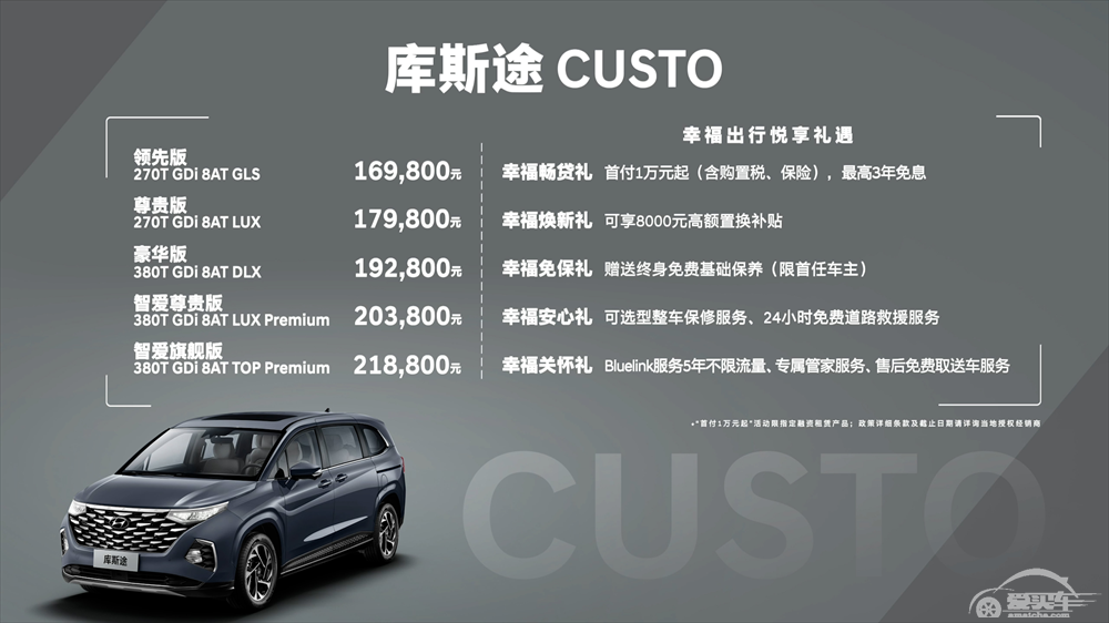 售16.98万起！现代库斯途正式上市，家用MPV“普及者”