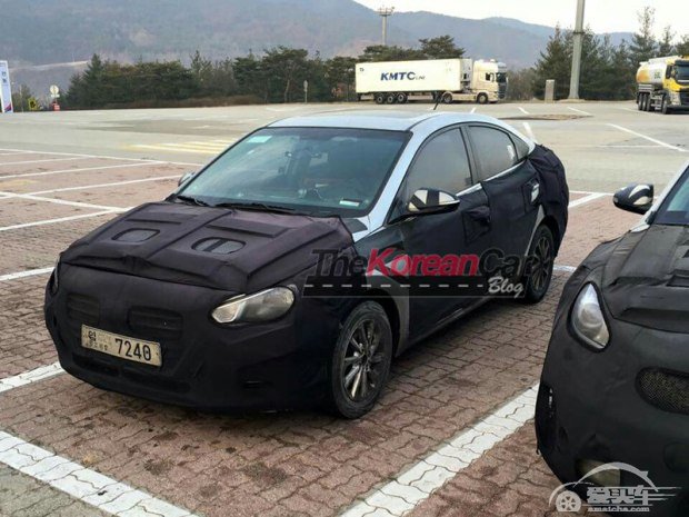 或年内国产 现代新一代雅绅特谍照曝光