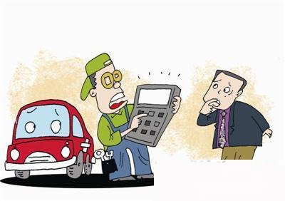 4S店打开引擎盖没修车 要交5000元拆检费？