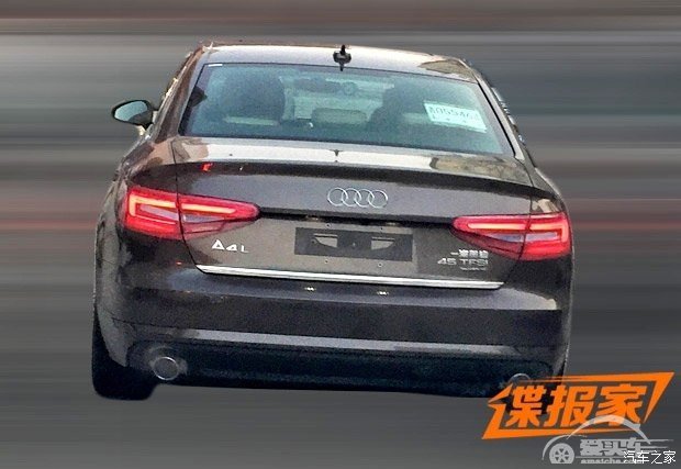 搭2.0T动力 国产新奥迪A4L将于6月上市