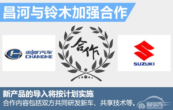 铃木B级车将“落户”昌河 竞争大众帕萨特