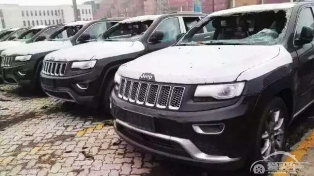 Jeep打折售天津港爆炸库存车
