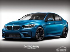  大马力前驱？宝马新1M三厢版假想图 