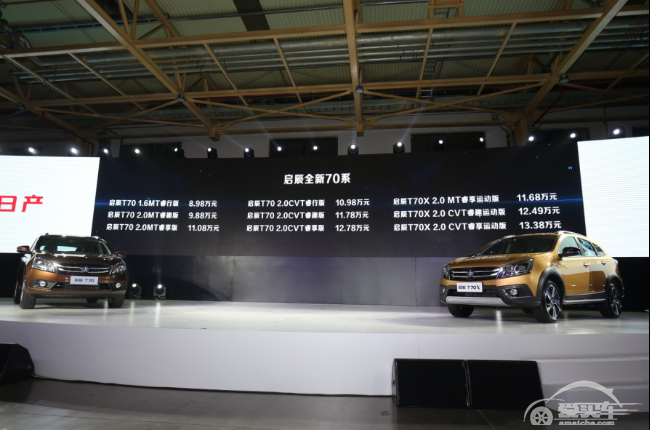 启辰品牌六周年成果丰硕，全新70系品质上市