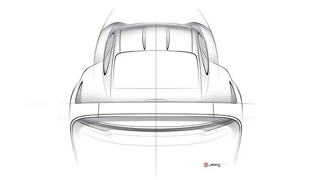 续写辉煌，保时捷911 Offroad车型草图曝光