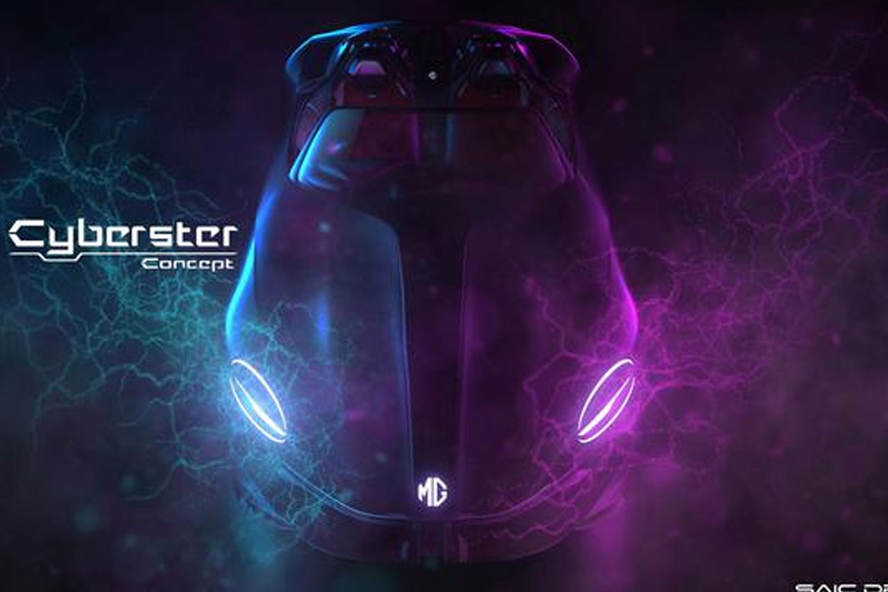  双门敞篷纯电概念跑车名爵Cyberster Concept设计图曝光 