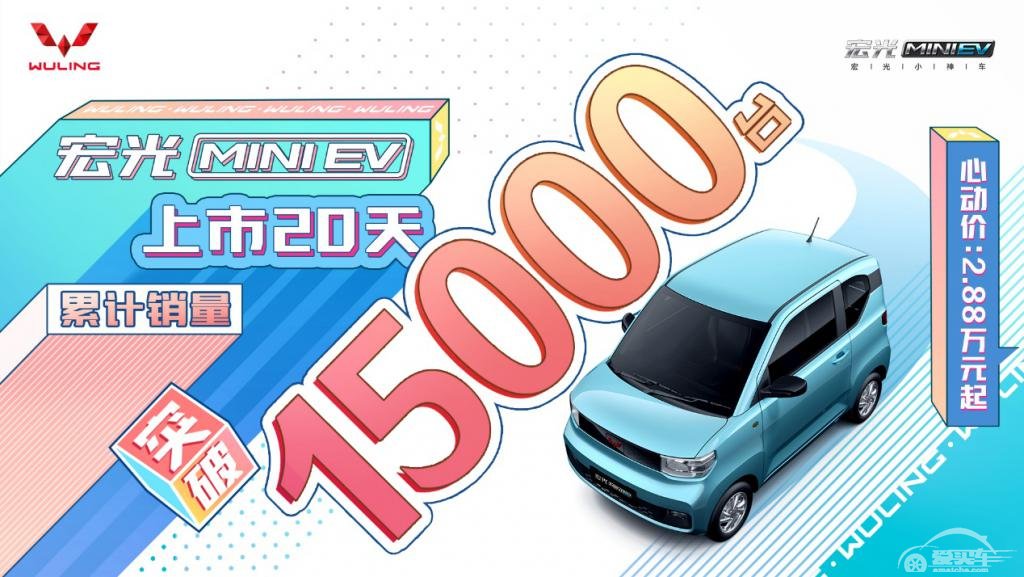 带动供应商跻身行业 TOP3，上汽通用五菱 7 月新能源销量破万促进经济内循环