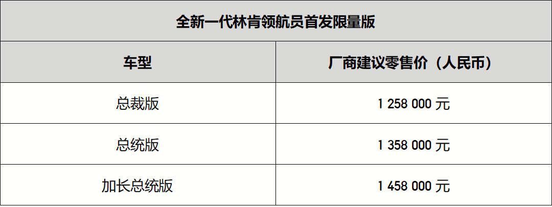 林肯飞行家七座版，可携全家三代体验“全路况巡航”的大7座豪华“专机”